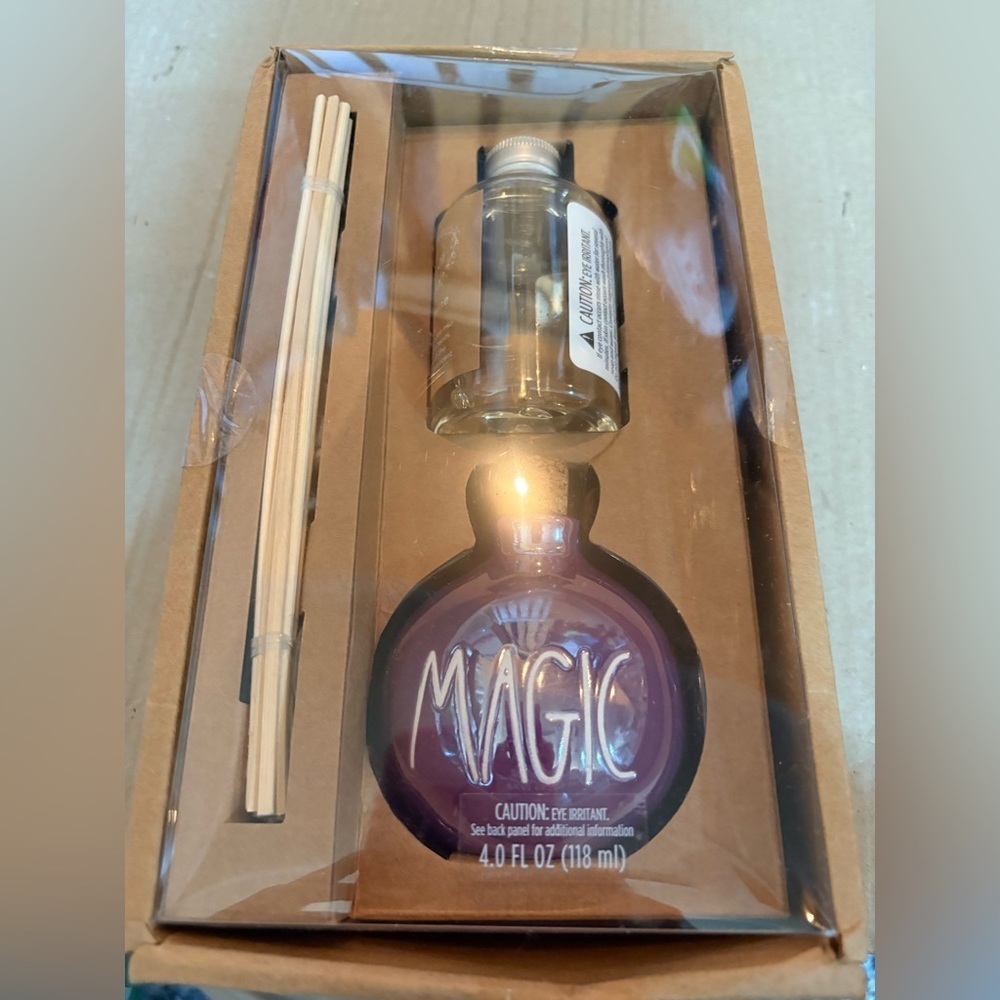 Rae Dunn Purple Magic Reed Diffuser Set